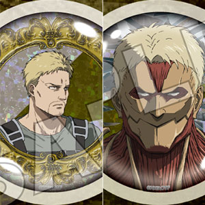 進撃の巨人 The Final Season ホログラム缶バッジセット ライナー・ブラウン