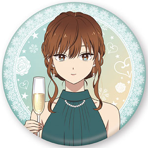 氷属性男子とクールな同僚女子 缶バッジ 冬月さん
