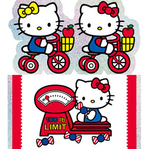 サンリオキャラクターズ モバイルステッカー ハローキティ