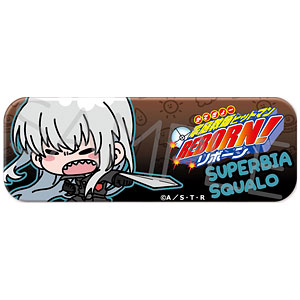 TVアニメ『家庭教師ヒットマンREBORN！』長方形缶バッジ MJ (スペルビ・スクアーロ)