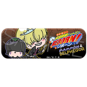 TVアニメ『家庭教師ヒットマンREBORN！』長方形缶バッジ MK (ベルフェゴール＆マーモン)