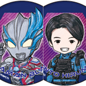 缶バッジ「ウルトラマンブレーザー」02/グラフアートイラスト 8個入りBOX