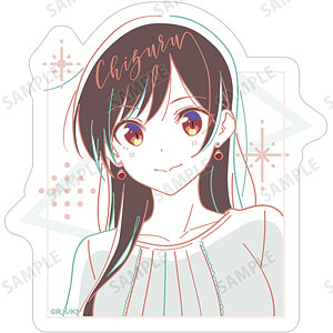 TVアニメ『彼女、お借りします』 水原千鶴 lette-graph トラベルステッカー