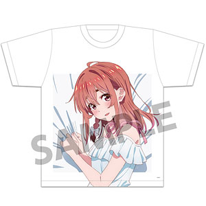 彼女、お借りします 描き下ろし抱きつかれTシャツ 桜沢墨 ワンピース ver. Lサイズ