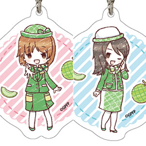 アクリルキーホルダー「ガールズ＆パンツァー 最終章」06/メロン×ツアーガイドver.A グラフアートイラスト 9個入りBOX