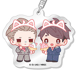 新しい上司はど天然 ラメ入りアクリルキーホルダー 白崎＆桃瀬