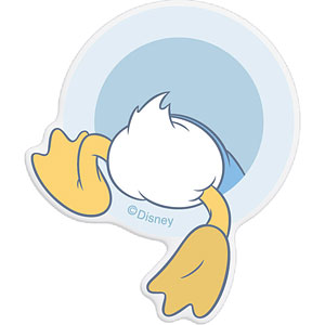 ディズニーキャラクター ダイカットクリア POCOPOCO ドナルドダック