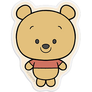 ディズニーキャラクター ダイカットクリア POCOPOCO くまのプーさん