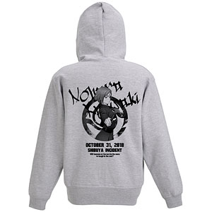 呪術廻戦 釘崎野薔薇 ジップパーカー 渋谷事変ver./MIX GRAY-L