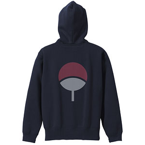 NARUTO-ナルト- 疾風伝 うちは ジップパーカー/NAVY-S
