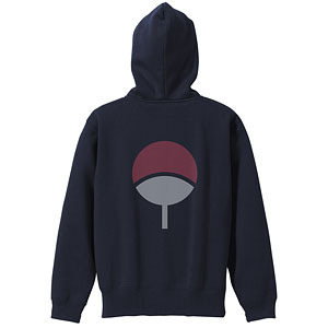NARUTO-ナルト- 疾風伝 うちは ジップパーカー/NAVY-M