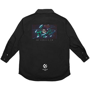 アニメ「鬼滅の刃」 竈門炭治郎 ロングスリーブシャツ ユニセックス L