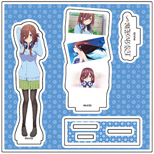 アクリルフィギュアプレート「五等分の花嫁∽」03/三玖(公式イラスト)