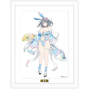 閃乱カグラ　描き下ろし複製原画　和風バニー　雪泉 3月一般発売】『閃乱カグラ』描き下ろしA3複製原画【和風バニー