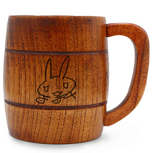 メイドインアビス 烈日の黄金郷 ナナチのサイン 樽型ウッドマグ