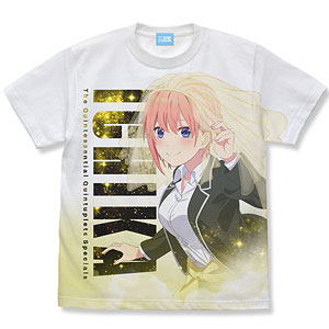 五等分の花嫁∽ 中野五月 フルグラフィックTシャツ/WHITE-M