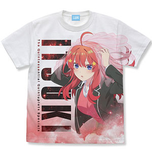 五等分の花嫁∽ 中野五月 フルグラフィックTシャツ/WHITE-XL