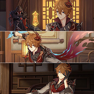 原神 キャラPVシリーズ フォトカード タルタリヤ 禁忌滅却