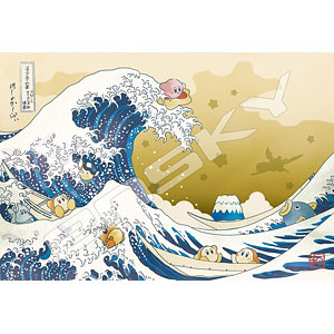 ジグソーパズル 星のカービィ プププ三十六景 フロートアイランズ沖浪裏 300ピース (300-ML01)