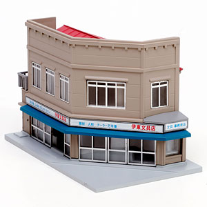 23-477 看板建築の角店2(石積み・左)