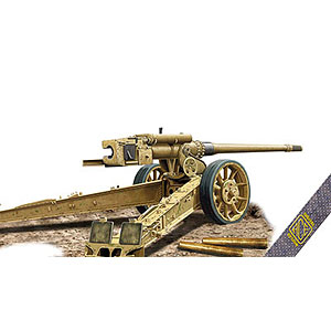 1/72 独・12.8cmPak44 K81/2対戦車砲 プラモデル