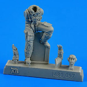 1/48 WW.II 独空軍 Bf109 パイロット (後期)