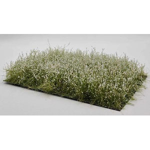 ジオラマ用花草原マット “白” (105 × 74 × 36mm)