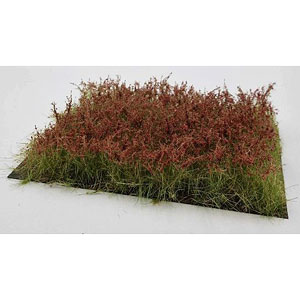 ジオラマ用花草原マット “赤” (105 × 74 × 36mm)