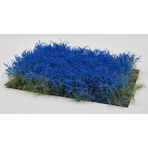 ジオラマ用花草原マット “青” (105 × 74 × 36mm)