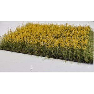 ジオラマ用花草原マット “黄” (105 × 74 × 36mm)