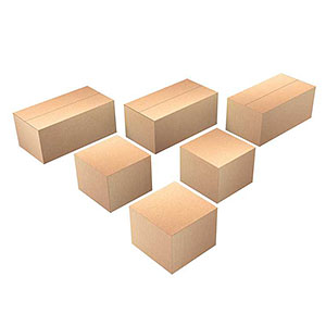 1/48-1/35 無地段ボール箱 大(6個入)