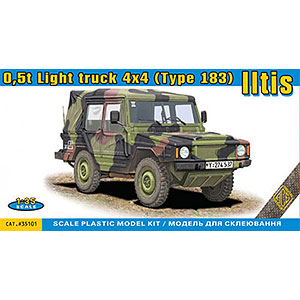 1/35 独・イティルス四輪駆動小型軍用車(Type183) プラモデル