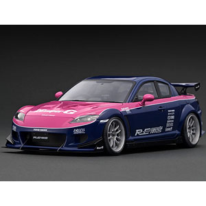 1/18 Mazda RX-8 (SE3P) RE Amemiya Blue/Pink