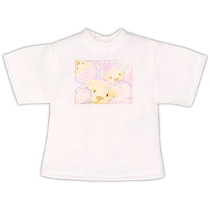 1/6 ピュアニーモ用 PNS ビッグシルエットTシャツ～Photo art～ ホワイト×クマ (ドール用)