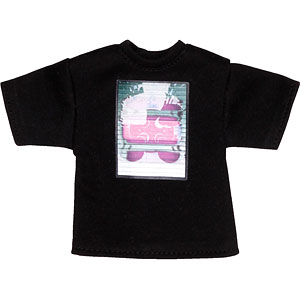 1/6 ピュアニーモ用 PNS ビッグシルエットTシャツ～Photo art～ ブラック×スプラッシュ (ドール用)