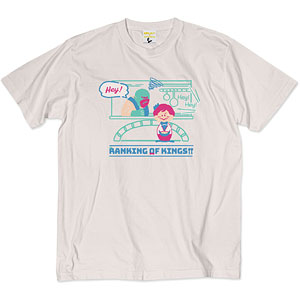 TVアニメ「王様ランキング 勇気の宝箱」シーンイラストTシャツ2 バニラホワイト XL