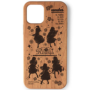 バンドリ！ ガールズバンドパーティ！ Roselia Ani-Sketch ウッドiPhoneケース(13 mini)