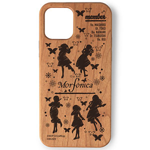 バンドリ！ ガールズバンドパーティ！ Morfonica Ani-Sketch ウッドiPhoneケース(13 mini)