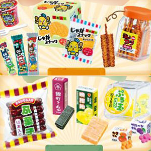 ぷちサンプルシリーズ 昔なつかし街角の駄菓子屋さん 6個入りBOX