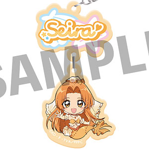 ぴちぴちピッチ 2連アクリルキーホルダー 星羅 マーメイドウエディングver.