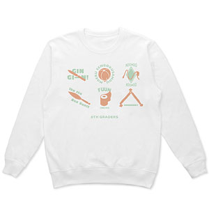 忍たま乱太郎 六年生 モチーフトレーナー レディース XXXL