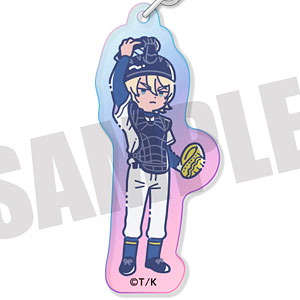 「ダイヤのA act II」 れとぽぷ オーロラアクリルキーホルダー G 奥村光舟