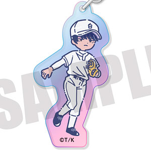 「ダイヤのA act II」 れとぽぷ オーロラアクリルキーホルダー O 王野新太郎