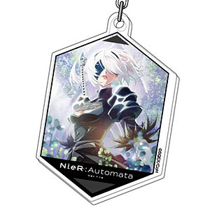 NieR:Automata Ver1.1a アクリルキーホルダー ヨルハ二号B型 アニメ「NieR:Automata Ver1.1a」の1/7スケールフィギュア「2B