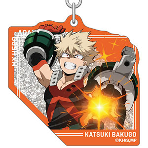 僕のヒーローアカデミア グリッターアクリルキーホルダー 爆豪勝己