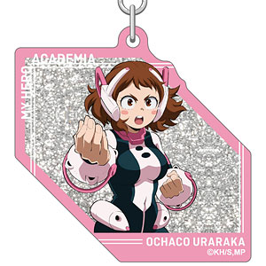 僕のヒーローアカデミア グリッターアクリルキーホルダー 麗日お茶子