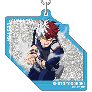 僕のヒーローアカデミア グリッターアクリルキーホルダー 轟焦凍