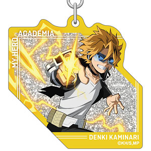 僕のヒーローアカデミア グリッターアクリルキーホルダー 上鳴電気