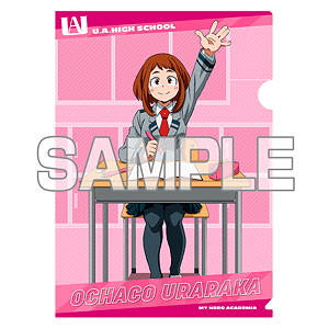僕のヒーローアカデミア クリアファイル 学べ！授業 (麗日お茶子)