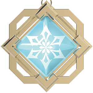 原神 神の目アクリルストラップ 璃月 氷元素